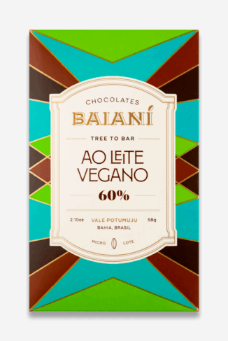 Chocolate em barra 62% Ao Leite Vegano