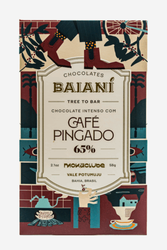 Chocolate em barra 65% Café Pingado