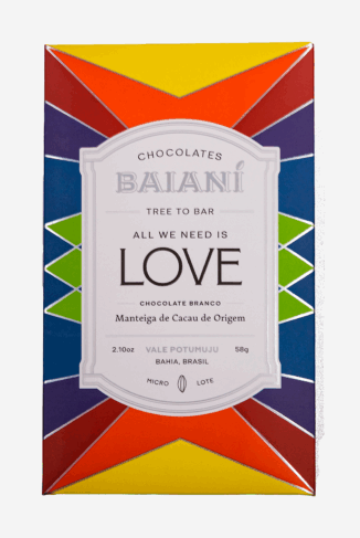 Chocolate em barra Branco All We Need is Love
